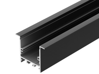 Профиль SL-LINIA49S-F-2000 ANOD BLACK (Arlight, Алюминий)