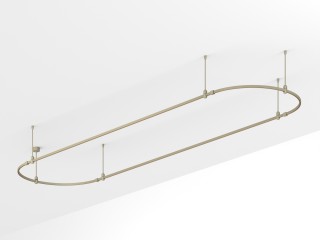 Основание ART-APRIORI-OVAL-ROD-400-4000x1000 (OG) (Arlight, IP20 Металл, 3 года)