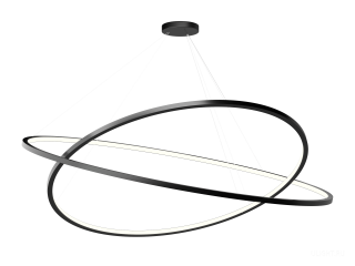 Светильник HOKASU Nimbus (RAL9005/D1050-1250/LT70 — 4K/101,2W/120deg)