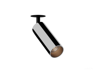 Встраиваемый светильник HOKASU Tube IN (55-120/silver – 10w/4090/15deg)