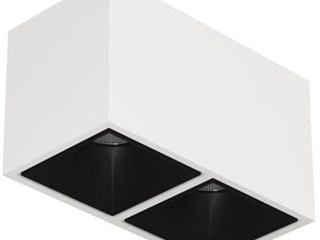 Накладной светодиодный светильник KUBING 2 White Black