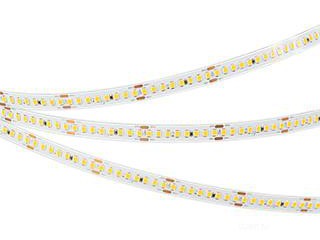 Лента RT-A192-10mm 24V Warm2400 (17.6 W/m, IP20, 2835, 5m) (Arlight, высок.эфф.150 лм/Вт)