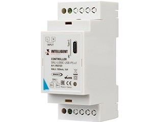 INTELLIGENT ARLIGHT Контроллер DALI-LOGIC-USB-PS-x1 (BUS/230V, BLE) (IARL, IP20 Пластик, 2 года)