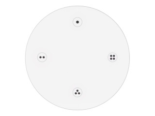 INTELLIGENT ARLIGHT Пульт SMART-801-22-4G-4SC-SH White (3V, Magnet, 2.4G) (IARL, IP20 Пластик, 5 лет)