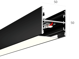Линейный светильник HOKASU S50 U&D noPS (RAL9005/500mm/LT70 — 4K/11W)