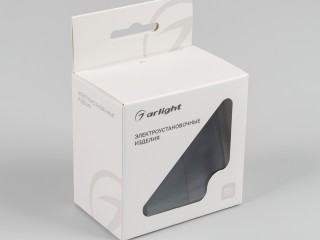 Механизм выключателя двухклавишный проходной SWT-MKP2-PL-BK-V (250V, 10A) (Arlight, -)