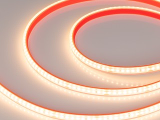 Лента герметичная DOT-PFS-X160-10mm 24V Warm2700 (12 W/m, IP68, 5m) (Arlight, 5 лет)