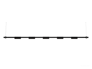 Подвесной светильник HOKASU PL11 (RAL9005/2500mm – 190mm/4K/17.5W/40deg)