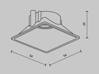 Аксессуар Technical Ring8-10W-SQ-W