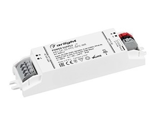 Блок питания ARJ-SP-23-PFC-NFC-WR (23W, 3-46V, 0.15-0.5A) (Arlight, IP20 Пластик, 5 лет)