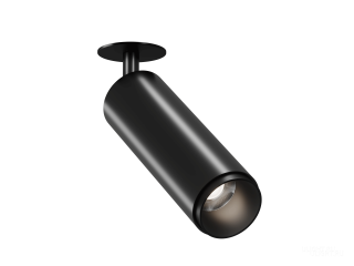 Встраиваемый светильник HOKASU Tube IN Zoom (55-120/ral9005 – 10w/2490/12-50deg)