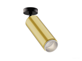 Накладной светильник HOKASU Tube ON Zoom (55-120/gold – 10w/4090/12-50deg)