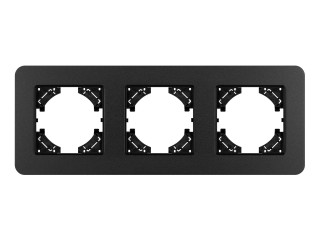 Рамка алюминиевая FRM-AKIRY-SFAL-3-BK (Arlight, -)