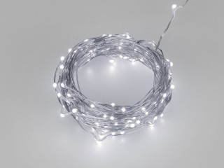 Светодиодная гирлянда ARD-DEW-HOME-10000-CLEAR-100LED-LIVE White6000 (5V, USB, ПДУ) (Ardecoled, IP20)