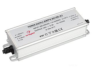 Блок питания ARPV-24150-A1 (24V, 6.25A, 150W) (Arlight, IP67 Металл, 3 года)