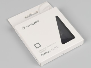 Рамка алюминиевая FRM-AKIRY-SFAL-1-BK (Arlight, -)