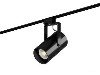 Трековый светильник HOKASU Tube Clip TR4 (85-160/ral9005 – 20w/4090/60deg)