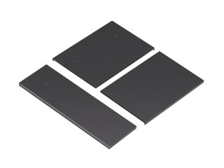 INTELLIGENT ARLIGHT Накладка панели KNX-23-3G-SUF Dark Grey (Backlight) (IARL, IP20 Металл, 2 года)