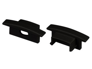 Заглушка LINE-2308-F BLACK с отверстием (Arlight, Пластик)