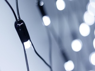 Светодиодная гирлянда ARD-NETLIGHT-CLASSIC-2500x2500-BLACK-432LED White (230V, 26W) (Ardecoled, IP65)