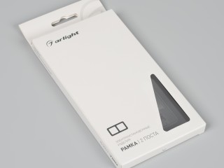 Рамка стеклянная FRM-OMALI-SFGS-2-BK (Arlight, -)