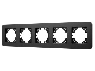 Рамка алюминиевая FRM-AKIRY-SFAL-5-BK (Arlight, -)