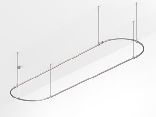 Основание ART-APRIORI-OVAL-ROD-800-4000x1000 (TN) (Arlight, IP20 Металл, 3 года)
