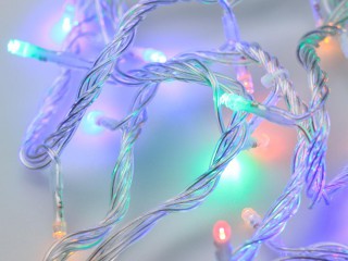 Светодиодная гирлянда ARD-STRING-HOME-5000-CLEAR-50LED-LIVE RGB (230V, 3.5W) (Ardecoled, IP20)