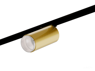 Трековый светильник HOKASU Tube Zoom TR2 (85-160/gold – 20w/3090/12-50deg)
