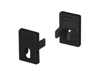 Заглушка SL-MINI-8-H12 BLACK с отверстием (Arlight, Пластик)