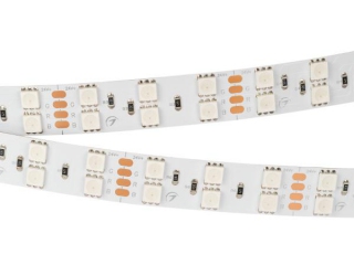 Лента RT-B120-15mm 24V RGB (28.8 W/m, IP20, 5060, 5m) (Arlight, Открытый)