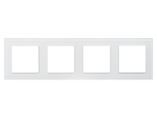 Рамка стеклянная FRM-GLARE-GS-4-WH (Arlight, -)