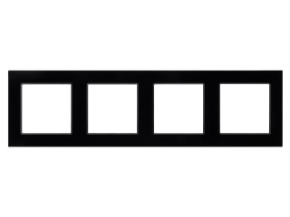 Рамка стеклянная FRM-GLARE-GS-4-BK (Arlight, -)