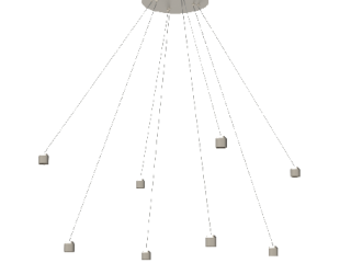 Подвес с питанием ART-APRIORI-CANOPY-HANG-8A-L5000-POWER (OG) (Arlight, IP20 Металл, 3 года)