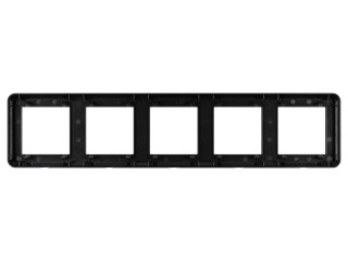 Рамка пластиковая FRM-VERSA-PL-5-BK (Arlight, -)