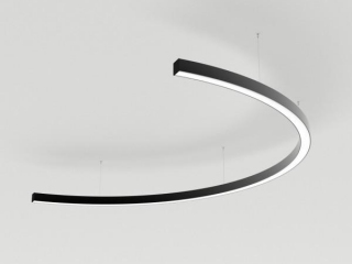 Светильник SP-LINE-HANG-ARC-C3535-D1500-61W Day4000 (BLACK, 230V) (Arlight, Металл)