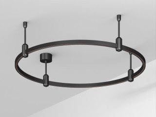 Основание ART-APRIORI-ROUND-ROD-200-R800 (BK) (Arlight, IP20 Металл, 3 года)