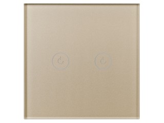 Выключатель сенсорный SWT-OMALI-S02-ZB-GD (250V, 10A, Zigbee) (Arlight, Стекло)