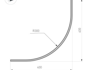 Трек MAG-MICROCOSM-TRACK-1115-ARC-R600 (BK) (Arlight, IP20)