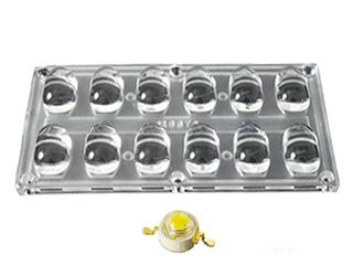 Блок линз 12BST-E (130x65°, 12x LED) (Turlens, -)