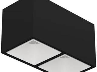 Накладной светодиодный светильник KUBING 2 Black White