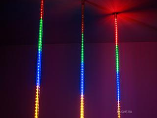 Светодиодная гирлянда ARD-ICEFALL-CLASSIC-D23-1000-CLEAR-96LED-LIVE RGB (230V, 1.5W) (Ardecoled, IP65)