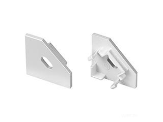 Заглушка SL-KANT-H18 FLAT с отверстием (Arlight, Пластик)