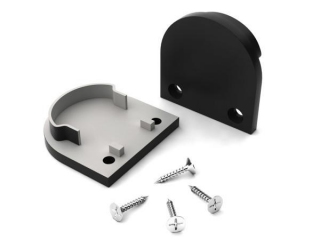 Заглушка SL-LINE-2011M ROUND BLACK глухая (Arlight, Пластик)