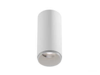 Накладной светильник HOKASU Tube Zoom (85-160/ral9003 – 20w/4090/12-50deg)