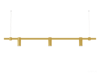 Подвесной светильник HOKASU PL9 (GOLD/1500mm – D55/140mm/4K/30W/38deg)