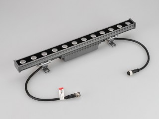 Светодиодный прожектор AR-LINE-500M-12W-220V Warm (Grey, 30 deg) (Arlight, IP65 Металл, 3 года)