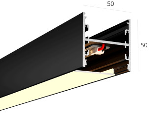 Линейный светильник HOKASU S50 U&D noPS (RAL9005/500mm/LT70 — 3K/11W)