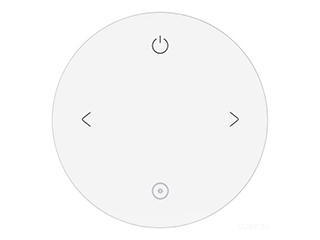 INTELLIGENT ARLIGHT Пульт SMART-801-22-1G-DIM White (3V, Magnet, 2.4G) (IARL, IP20 Пластик, 5 лет)