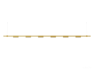 Подвесной светильник HOKASU PL11 (GOLD/3000mm – 190mm/3K/21W/40deg)